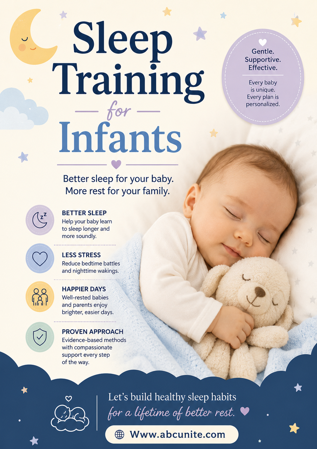 Sleep Training for Infants 0-12 months